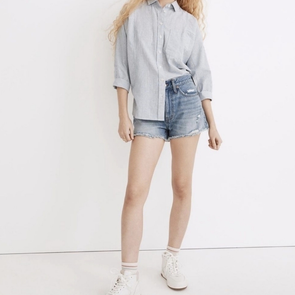 Madewell relaxed denim shorts coastal cowgirl